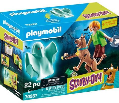 Playmobil ® Constructie speelset Scooby & Shaggy met geest(70287 ), SCOOBY DOO! Gemaakt in Europa(22 stuks )