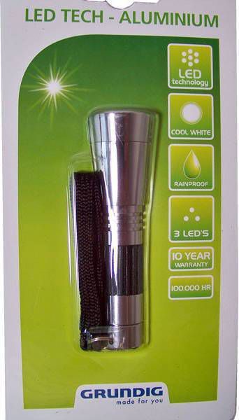 Grundig zaklamp 3 LED