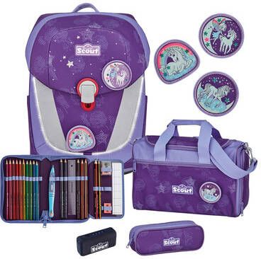 Scout Sunny II Safety Light Set 5 st Purple Luna