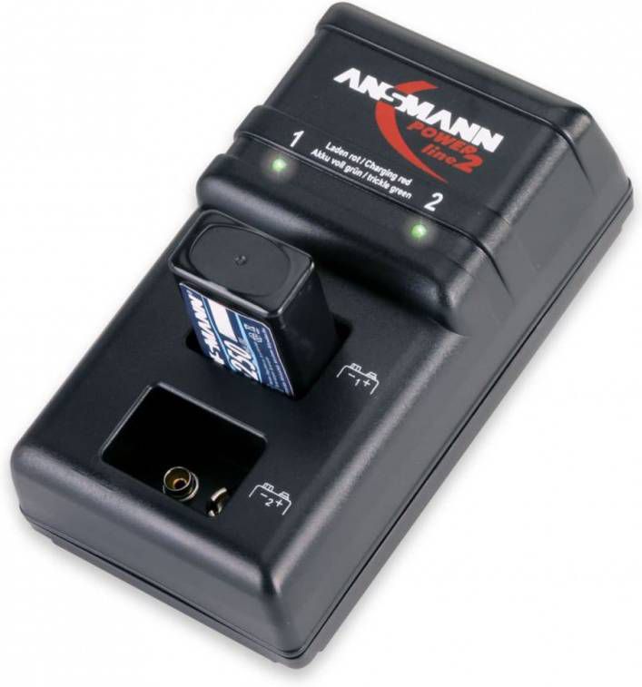 Ansmann Batterij oplader Powerline 2 zwart 5107043