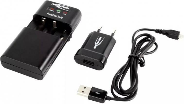 Ansmann Batterijlader PhotoCam Vario zwart 1001 0019