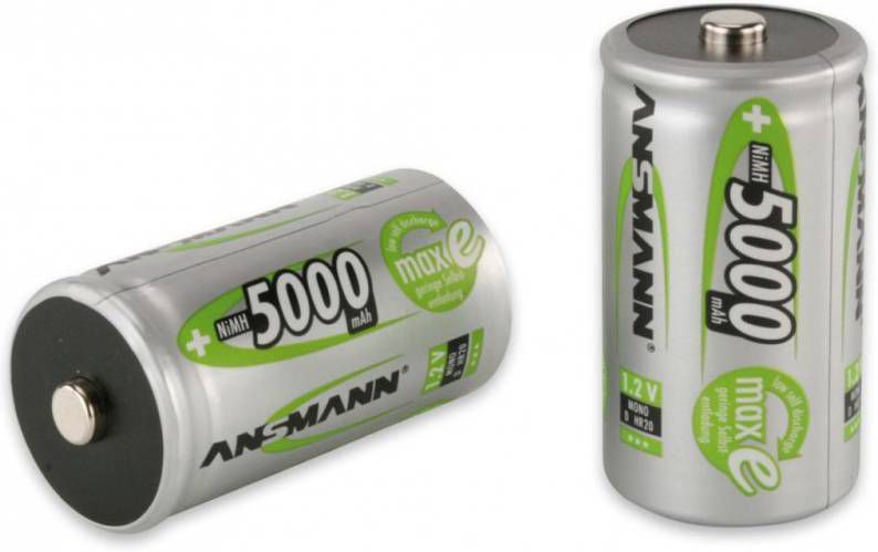 Ansmann Oplaadbare batterijen Mono D HR20 2 stuks 5000 mAh 5030922