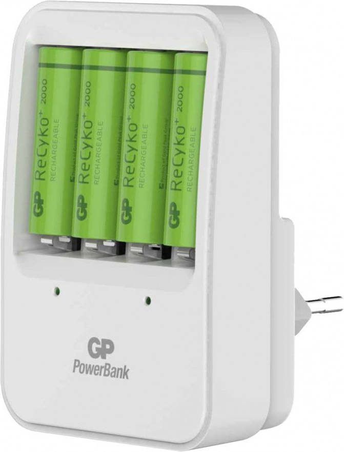 GP Batteries PB420 Batterijlader NiMH Incl. oplaadbare batterijen AAA (potlood), AA (penlite) Aktie!