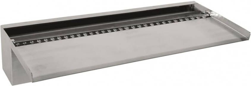 Ubbink Niagara rvs waterval 60 cm met led inox 304 met lange uitloop