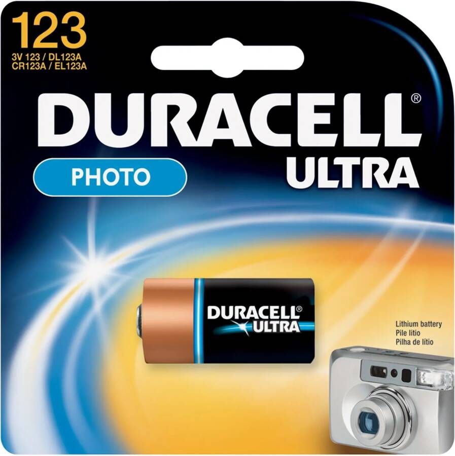 Duracell Batterij Ultra DL 123A 1 Stuk