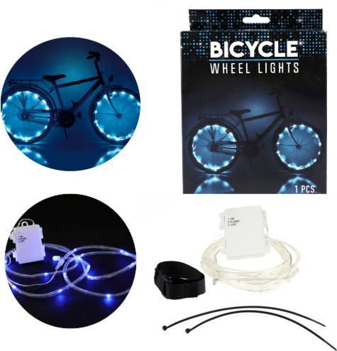 Huismerk Premium Lichtsnoer Voor Fietswiel LED 23/24 Inch