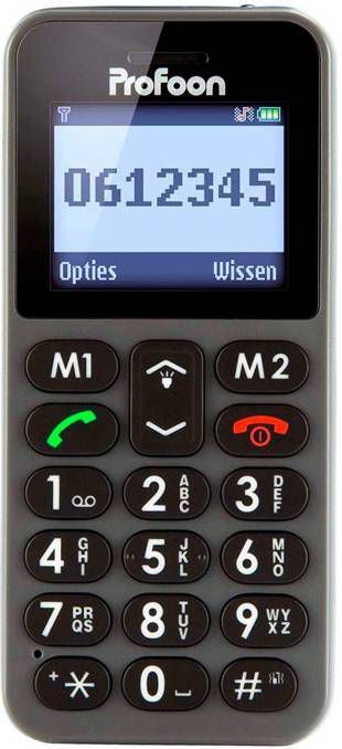 Profoon Mobiele Telefoon Met Sos Noodknop Pm 778 Grijs